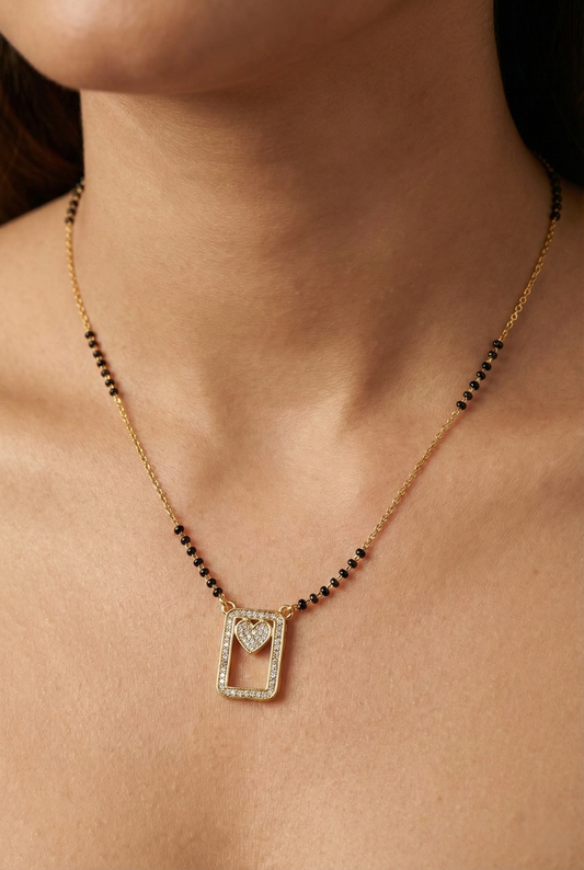 Heart Frame Mangalsutra