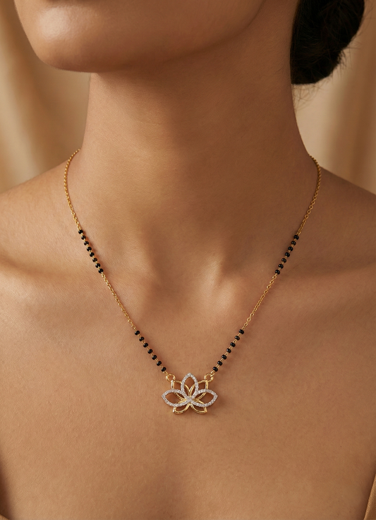 Lotus Mangalsutra