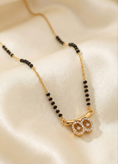 Diamond Twin Circle Mangalsutra