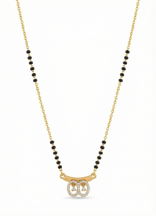 Diamond Twin Circle Mangalsutra