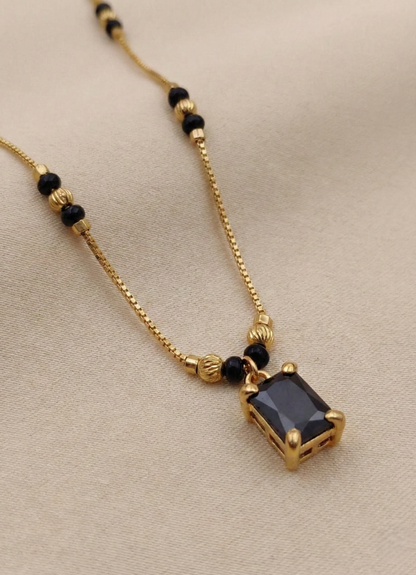 Black Solitaire Mangalsutra