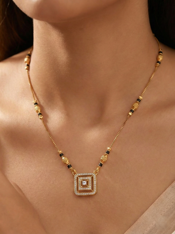Diamond Square Mangalsutra