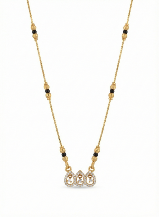 Teardrop Diamond Mangalsutra