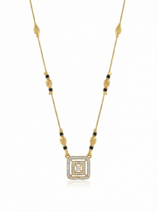 Diamond Square Mangalsutra