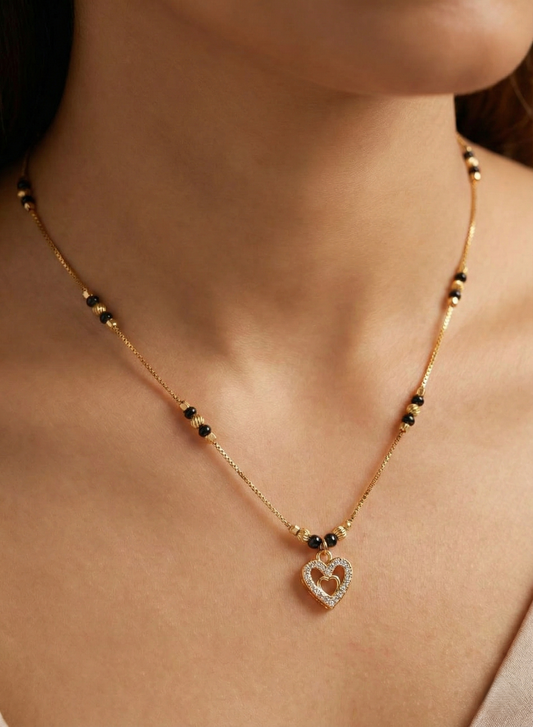 Hridaya Diamond Heart Mangalsutra