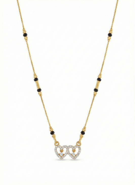Diamond Heart Mangalsutra