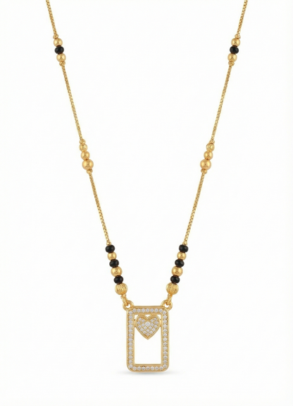 Kiara Heart Frame Mangalsutra