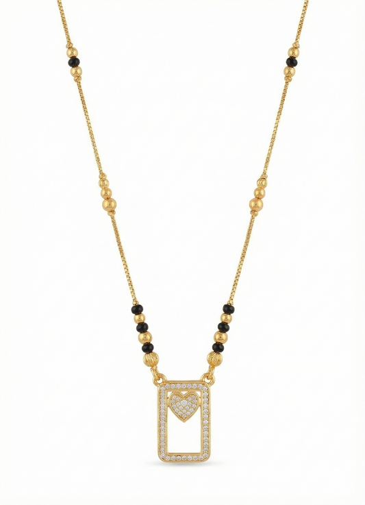 Kiara Heart Frame Mangalsutra