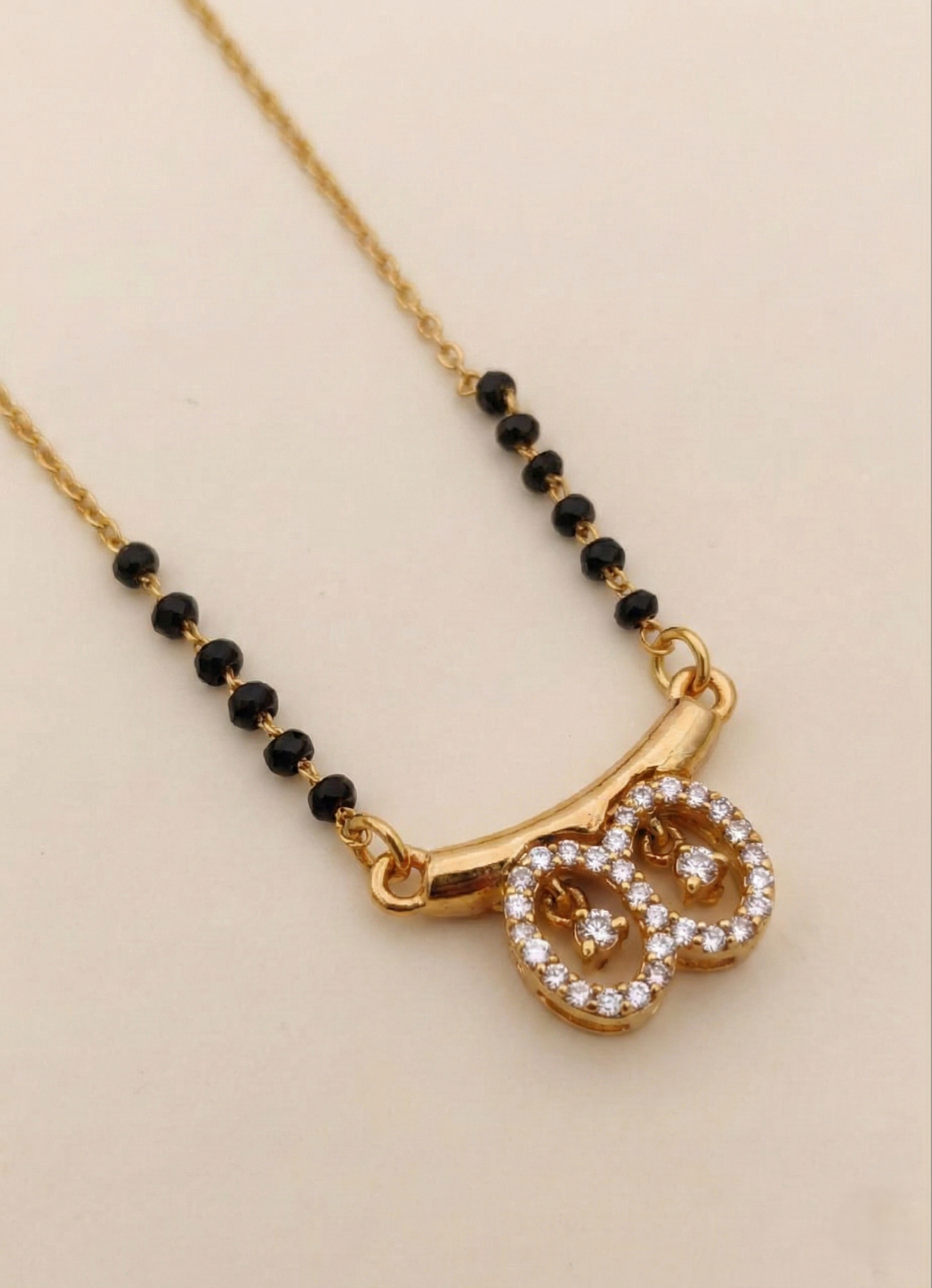 Diamond Twin Circle Mangalsutra