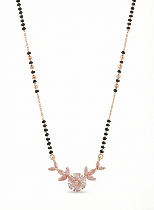 Kusuma Rose Gold Bloom Mangalsutra