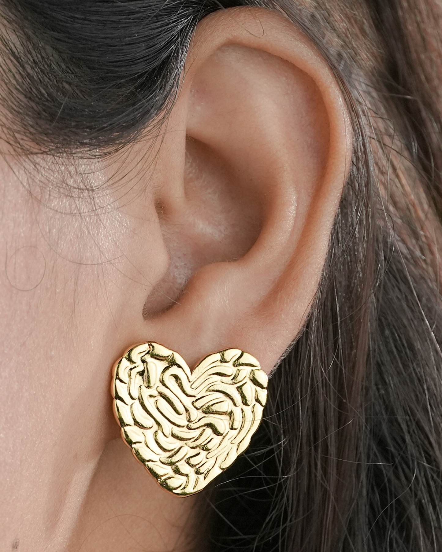 Woven Heart Earrings aureva