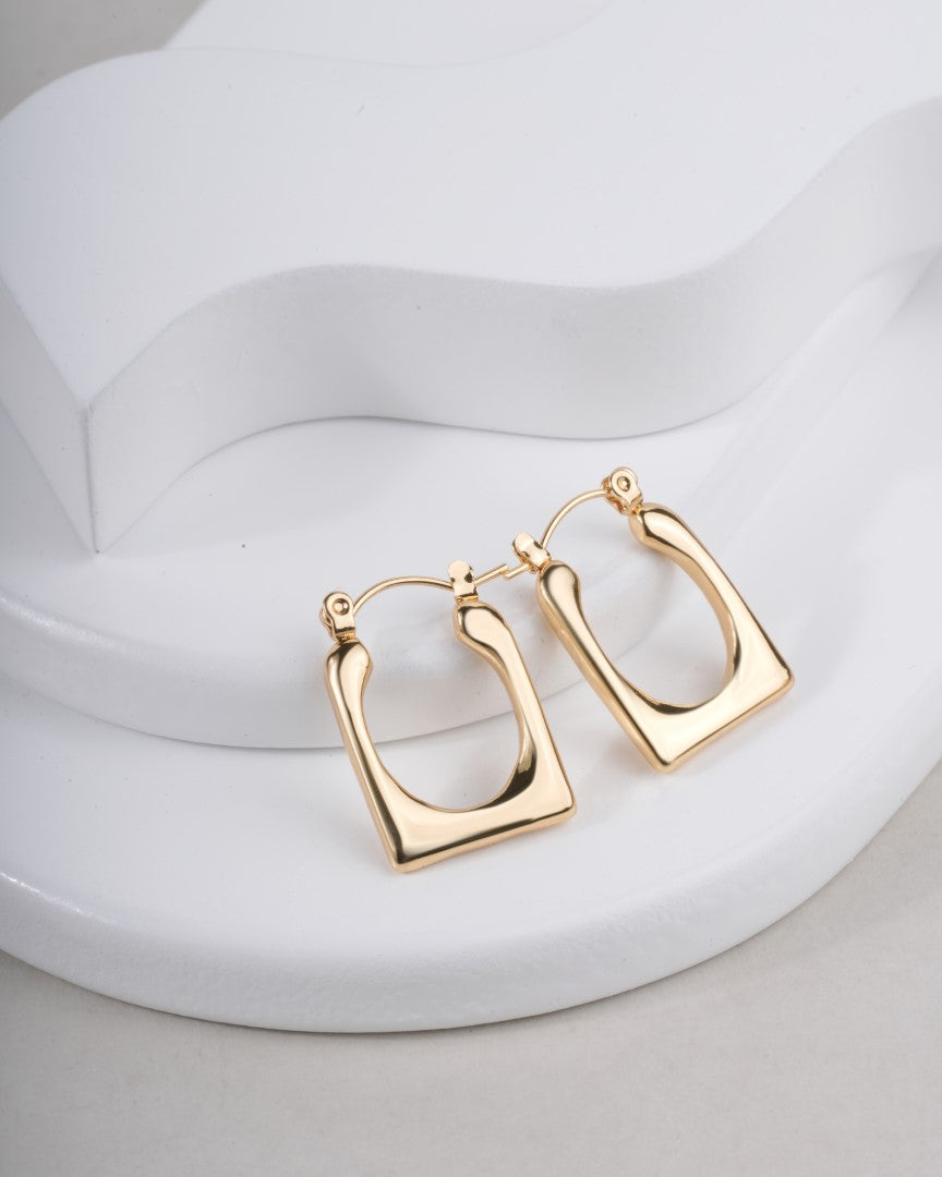 Square Hoop Earrings aureva