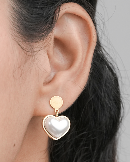 Heart Drops Earrings aureva