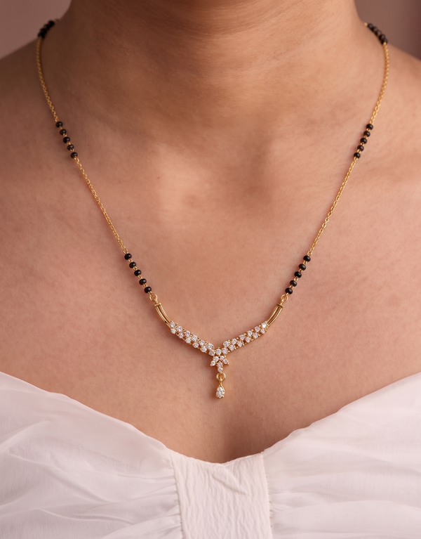 Direct gold plated daily wear mangalsutra