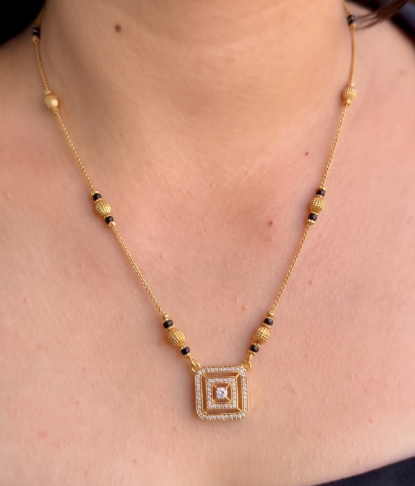Diamond Square Mangalsutra