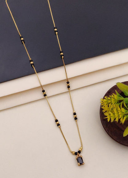 Black Solitaire Mangalsutra