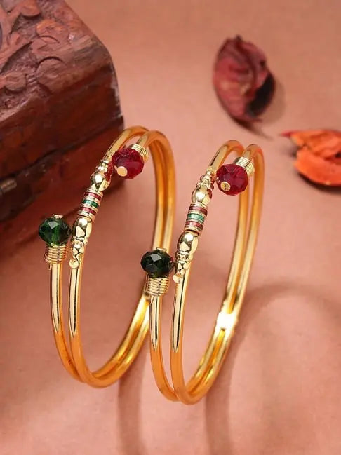 Kavya Golden Bangle Aureva