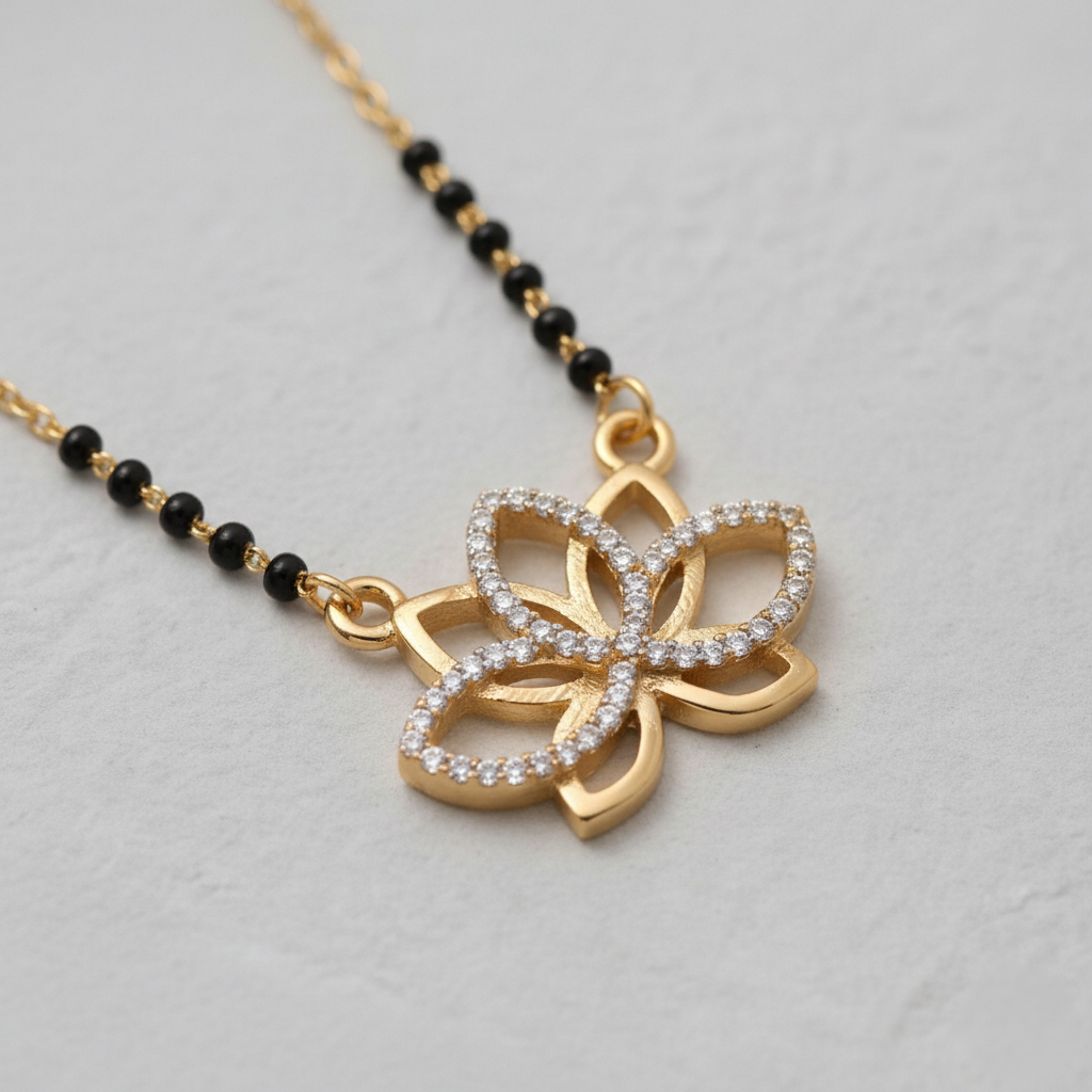 Lotus Mangalsutra